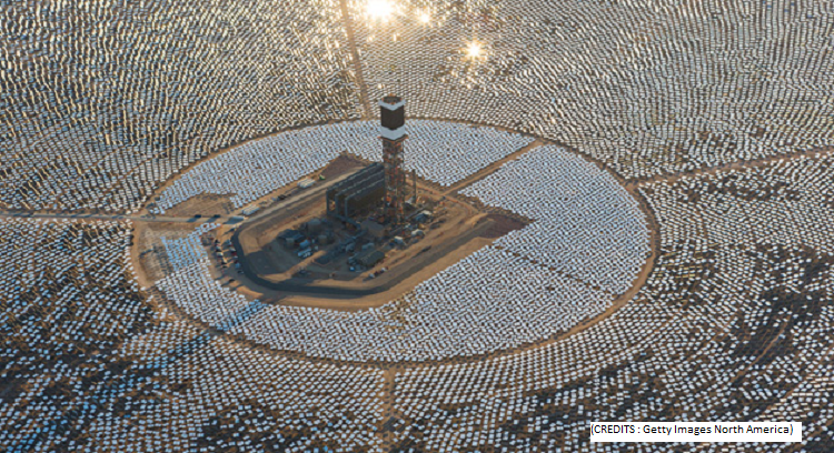 Centrale solaire en Californie